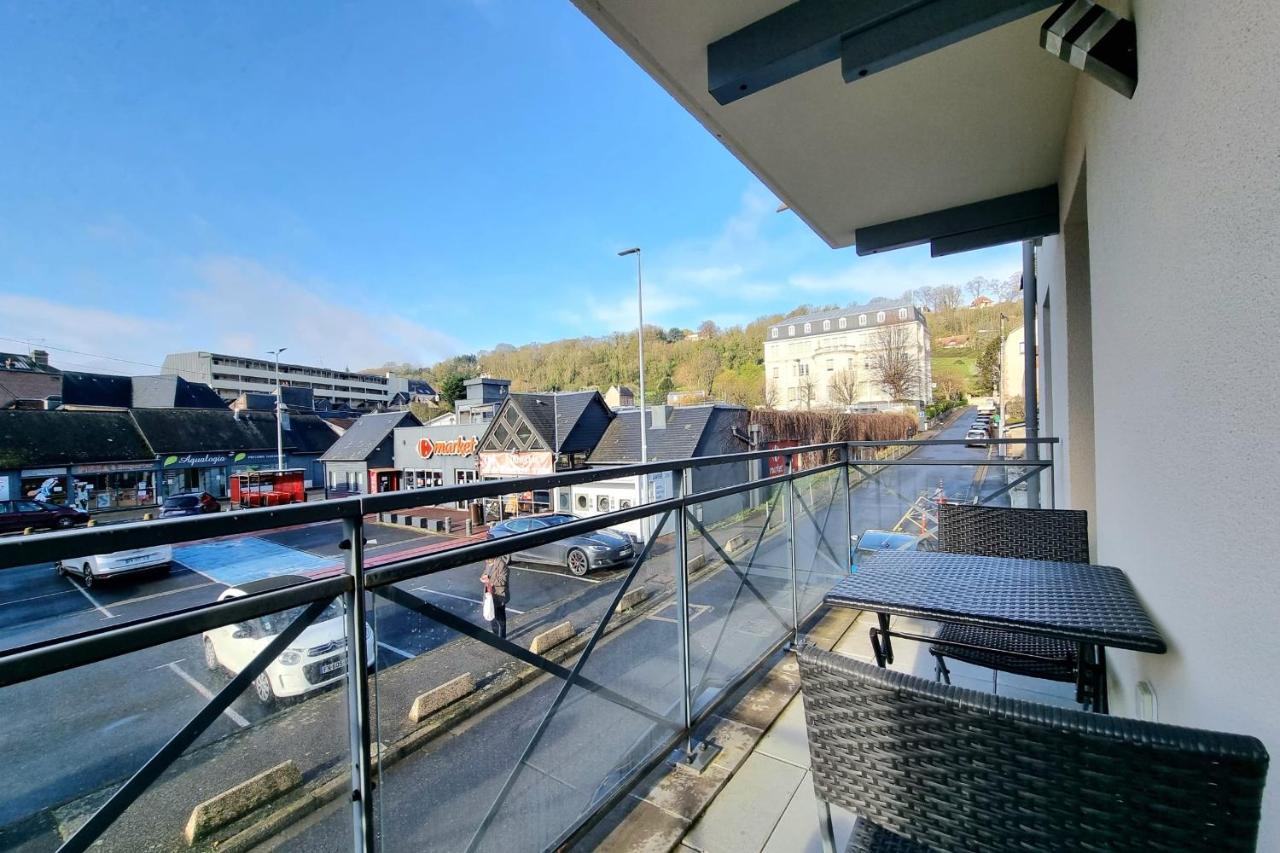 Chez Lou Et Dan 4P Apartment With Balcony Elevator And Secure Parking Honfleur Esterno foto