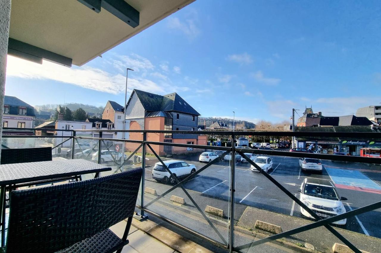 Chez Lou Et Dan 4P Apartment With Balcony Elevator And Secure Parking Honfleur Esterno foto